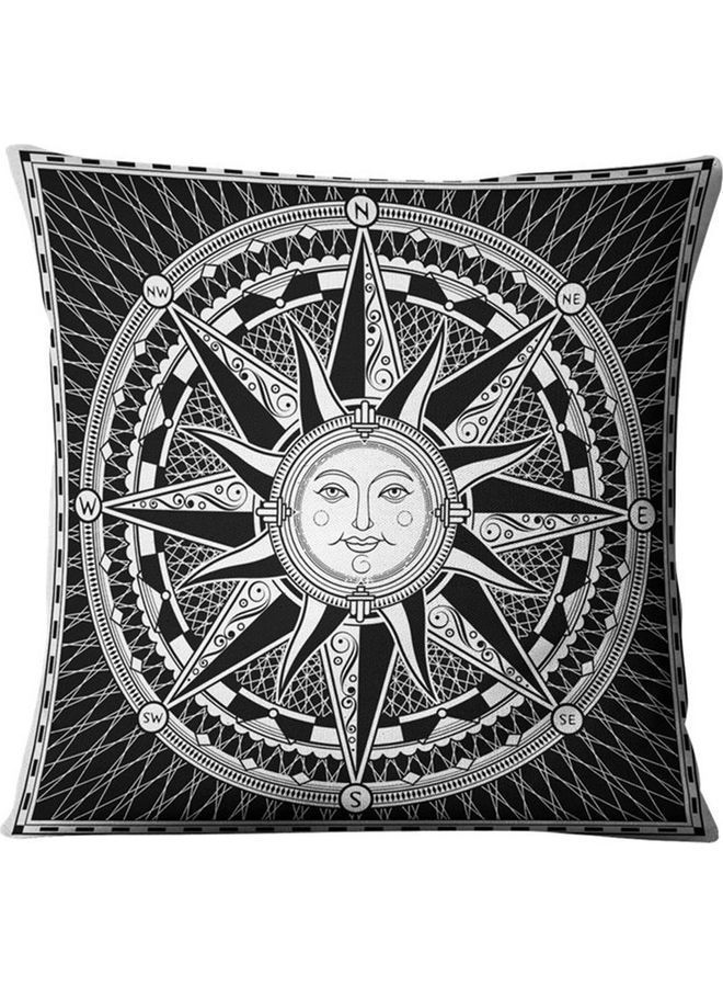 NIBEMINENT Decorative Cushion Cover Black/White 45x45cm