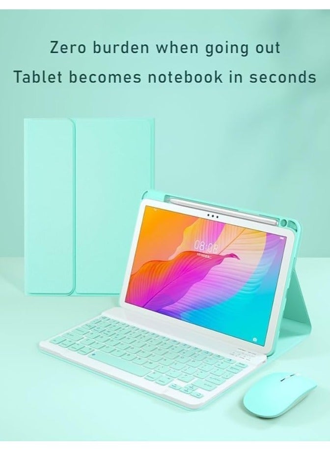 general Backlit Keyboard Case Compatible with Huawei MatePad Pro 12.2 Inch 2024, with Detachable Wireless Bluetooth Touch Keyboard, Mouse and Protective Case with Pen Holder - Image 3