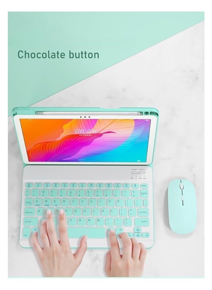 general Backlit Keyboard Case Compatible with Huawei MatePad Pro 12.2 Inch 2024, with Detachable Wireless Bluetooth Touch Keyboard, Mouse and Protective Case with Pen Holder - Image 5