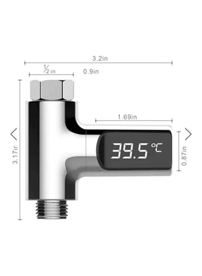 نيبمينينت - جهاز رقمي لقياس حرارة المياه بشاشة LED فضي 3.17x0.87بوصة - Image 1