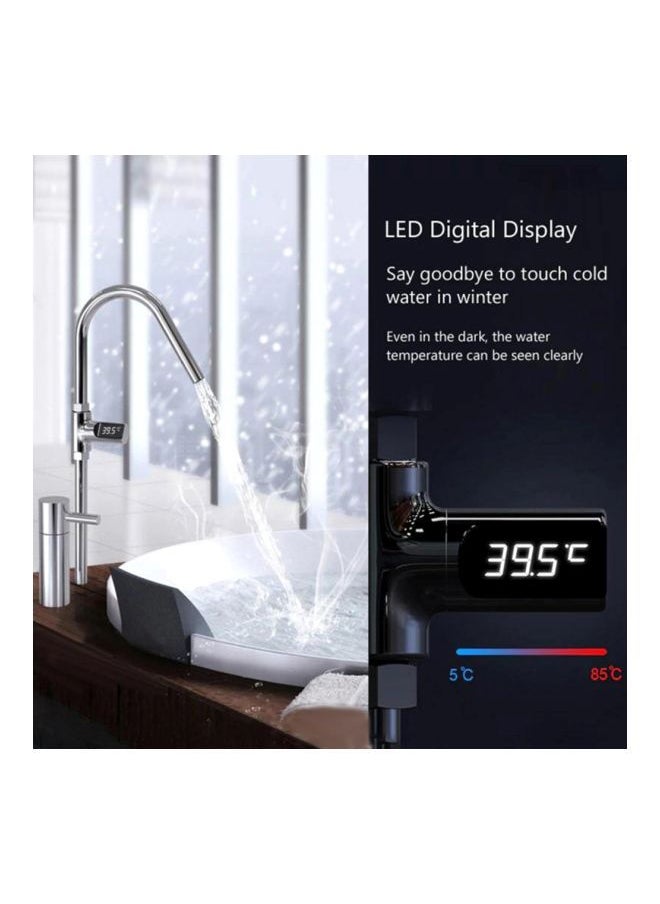 نيبمينينت - جهاز رقمي لقياس حرارة المياه بشاشة LED فضي 3.17x0.87بوصة - Image 1