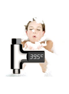 NIBEMINENT LED Digital Shower Thermometer Silver 3.17x0.87inch  - Image 4