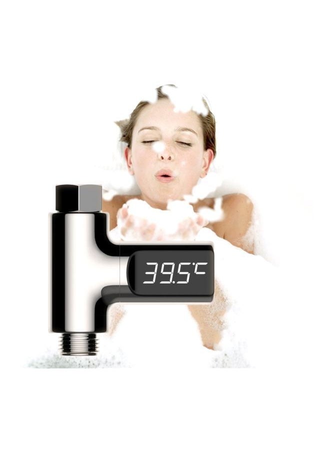 NIBEMINENT LED Digital Shower Thermometer Silver 3.17x0.87inch  - Image 4