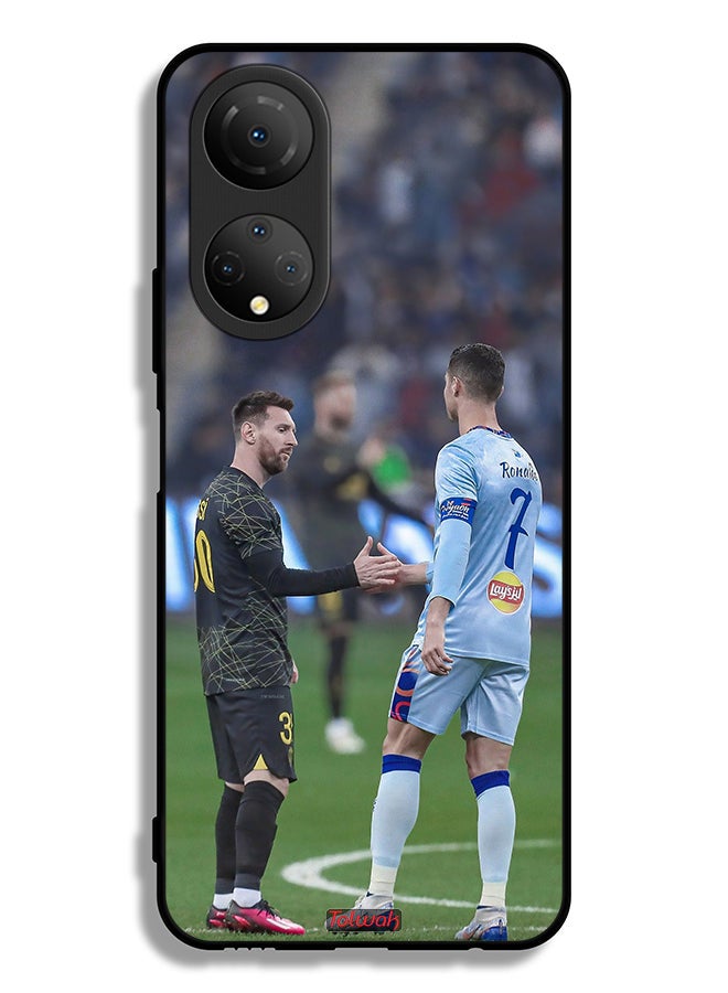Tolwak Honor X7 Protective Case Cover Messi And Ronaldo - Image 2
