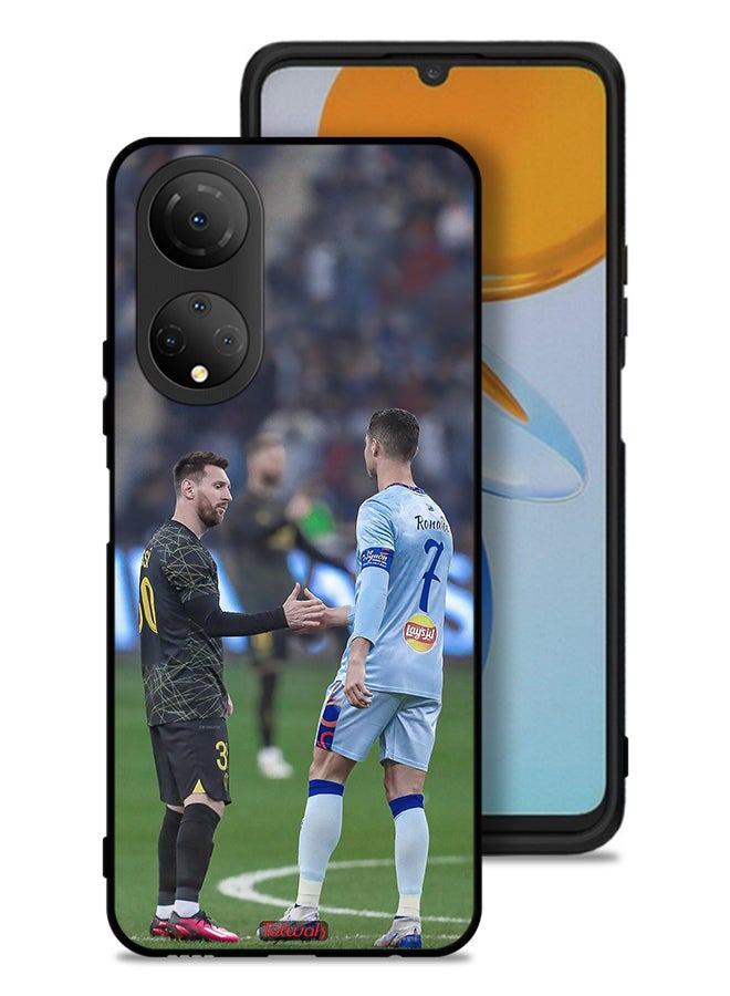 Tolwak Honor X7 Protective Case Cover Messi And Ronaldo - Image 1