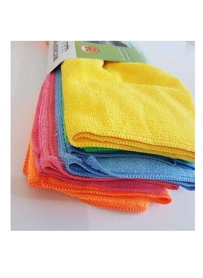 PROMASS 12 Pieces Microfiber Multi Purposes Towels Cloths - Image 2