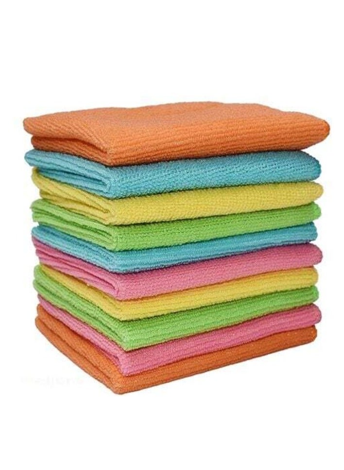 PROMASS 12 Pieces Microfiber Multi Purposes Towels Cloths - Image 1