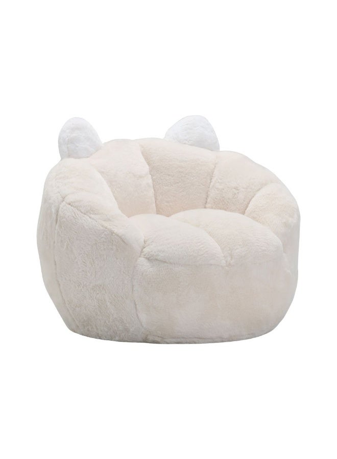 DANUBE HOME Mini Kids Lounger – Cozy, Stylish Lounge Chair For Toddlers, Perfect For Bedroom, Playroom, Or Reading & Relaxing – Light Beige - Image 3