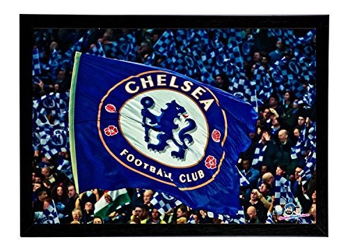 Interio Crafts Wood Chelsea Poster with Black Frame (Standard Size: 12x8 Inches) - Image 1