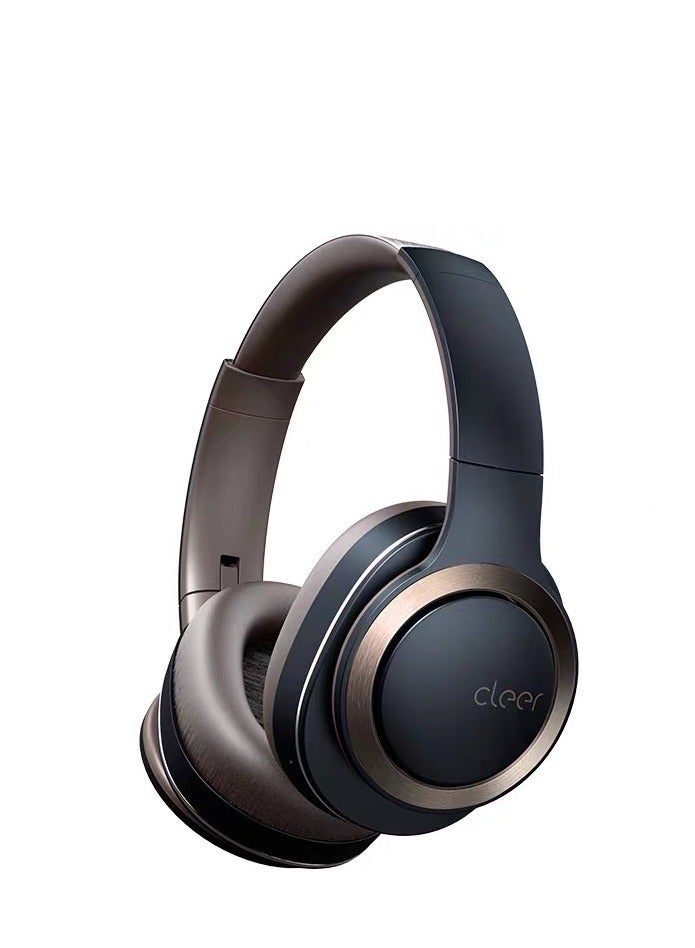 كلير Cleer Enduro ANC Noise Cancelling Over the Ear Bluetooth Headphones with Mic, 60 Hrs Playtime, Noise Canceling, Ambient EQ Modes, Hi-Res Audio, Deep Bass, Multi-Point Connect, Bluetooth 5.0, Dark Navy - Image 1