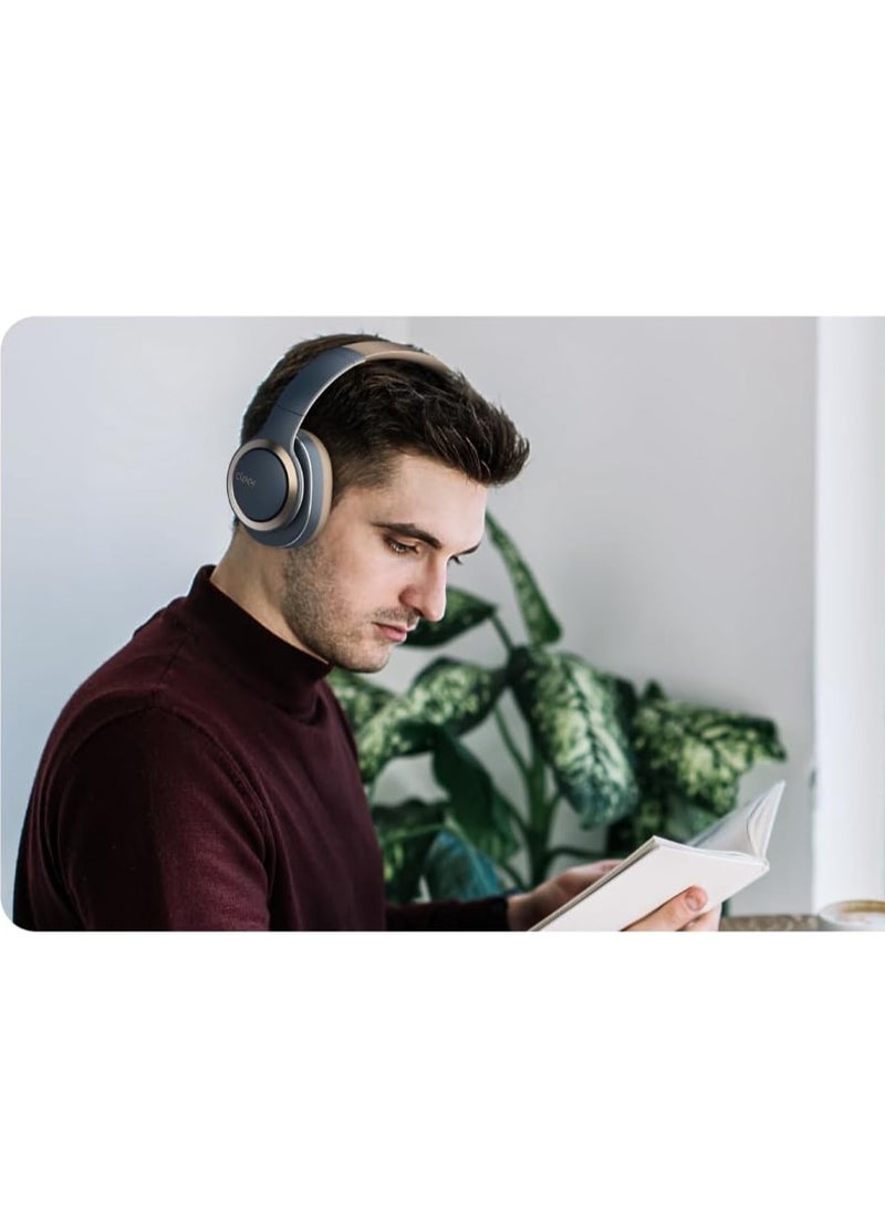 كلير Cleer Enduro ANC Noise Cancelling Over the Ear Bluetooth Headphones with Mic, 60 Hrs Playtime, Noise Canceling, Ambient EQ Modes, Hi-Res Audio, Deep Bass, Multi-Point Connect, Bluetooth 5.0, Dark Navy - Image 5