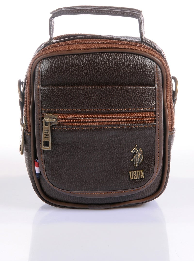 U.S. Polo Assn. BASE. Polo Assn. Crossbody Bag Plevr8416 Brown  - Image 1