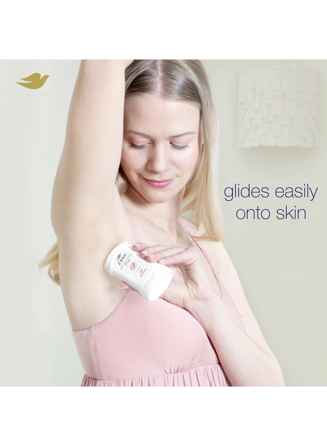 Dove 0% Aluminum Deodorant Stick Rose Petals 3 Count Non-irritating Deodorant for Underarm Care Kindest Aluminum Free Deodorant 2.6 oz - Image 4