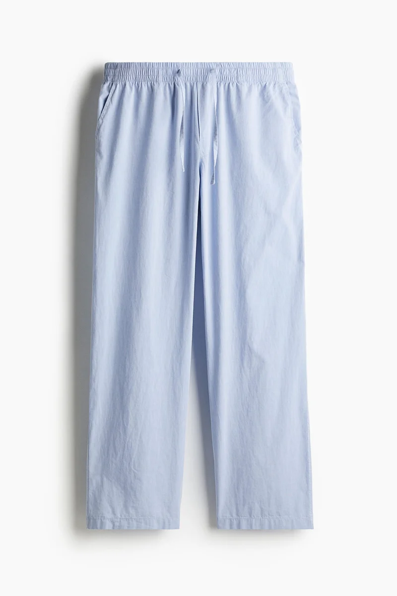 اتش اند ام Relaxed Fit Poplin trousers