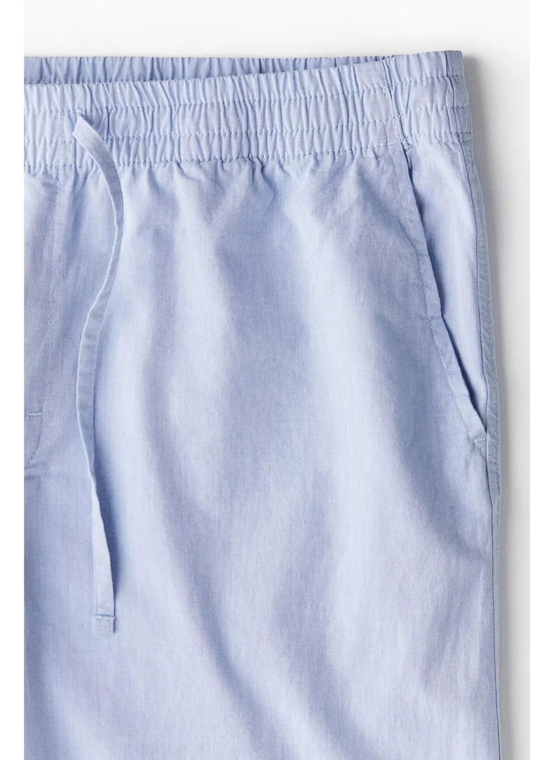 اتش اند ام Relaxed Fit Poplin trousers