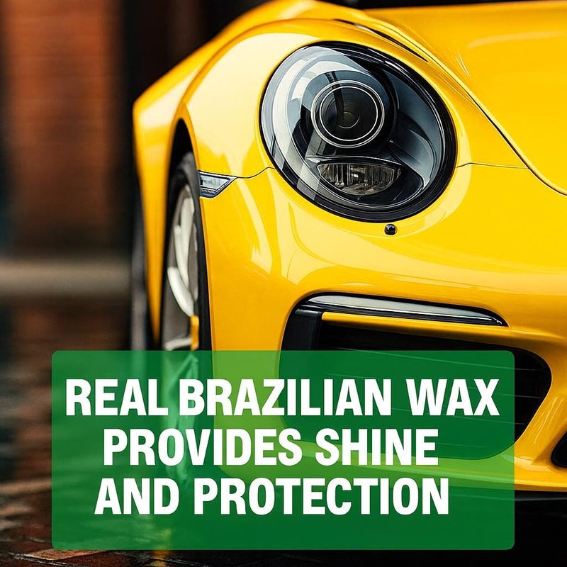 Waxpol Car Shampoo + Polish Concentrate 1 Litre with Microfiber Towel, Jumbo Sponge & Free Bucket | High Shine, Rich Smooth Feel | Snow Foam Compatible, pH-Balanced - Image 2