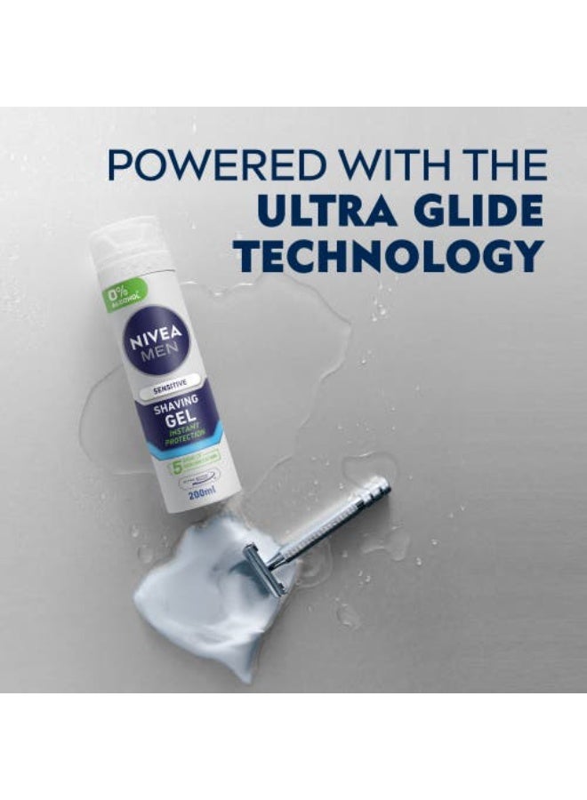 Nivea Men Sensitive Shaving Gel, 200Ml - Image 5