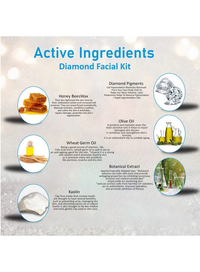 Lilium Diamond & Whitening Facial Kit Pack of 2 For Nourishes Skin, Luminous & Radiant Complextion, 60g - Image 5