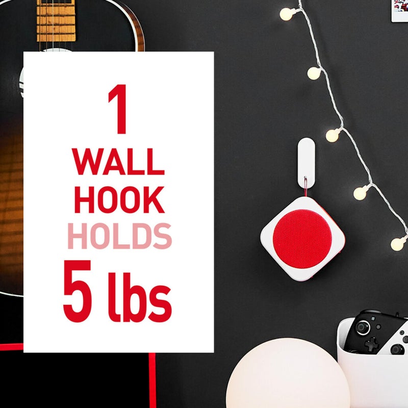 Command Large Wire Hooks, Holds up to 5 lb, 4 Hooks and 8 Strips, Damage-Free Hanging Wall Hook with Adhesive Strips, No Tools Great for Hanging, Organization and Storage - Image 3