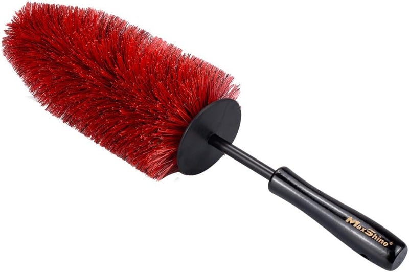 Maxshine PP Long-Handled Soft Bristle Wheel Brush for Car Detailing and Upholstery, 45 cm - Image 4