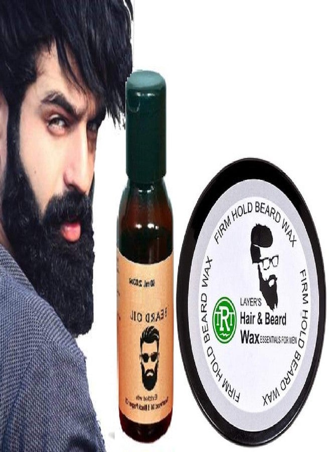 زيت اللحية من إليكسيرا مع شمع اللحية ذي التثبيت القوي (عبوتان في المجموعة)