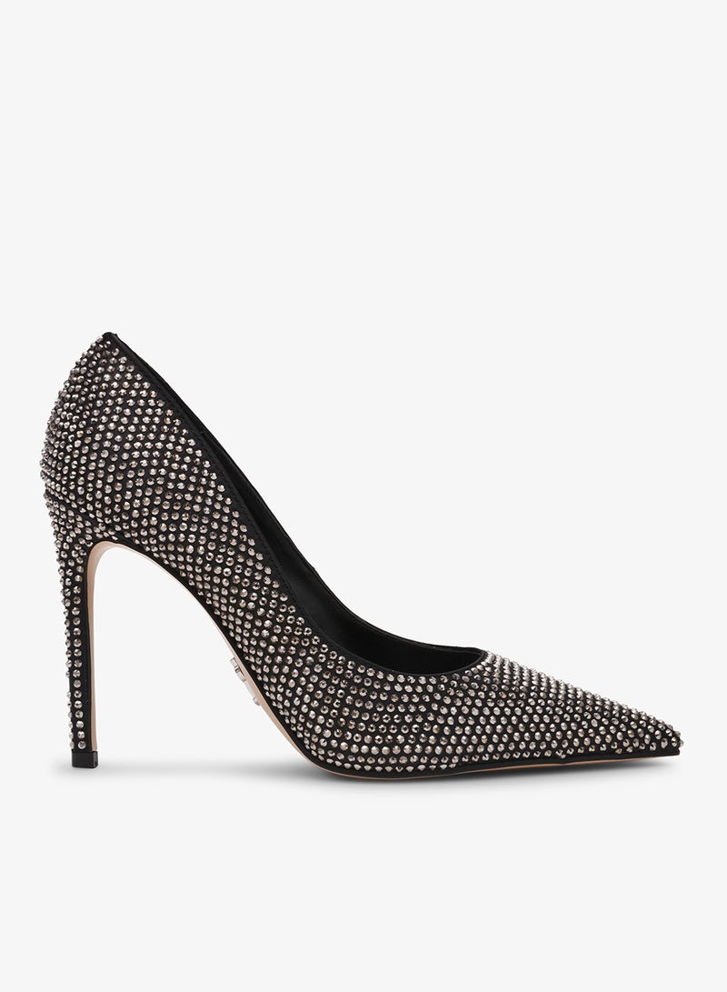 STEVE MADDEN THRIVE-R Embellished Pointed Toe Pumps - Image 1