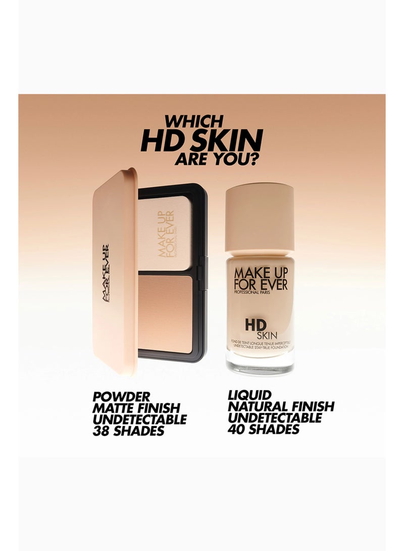 ميك اب فور ايفر ميك أب فور إيفر (MAKE UP FOR EVER) - كريم أساس بودرة HD Skin Matte Velvet Blurring - درجة 1N14 بيج (11 جم) – تغطية كاملة بلمسة مطفية للبشرة الفاتحة ذات الدرجة المحايدة. - Image 3