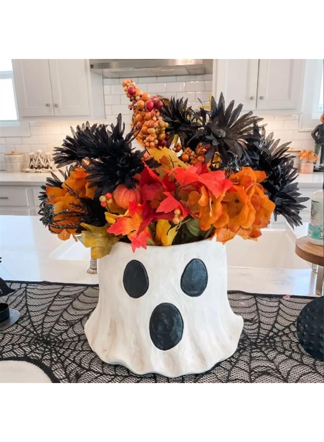 Ghost Bucket Vase, Cutest Ghost Bucket,Ghost Bucket Halloween, Ghost Planter Pot, Ghost Candy Bowl, Ghost Bucket for Halloweendecor(BIG) - Image 4