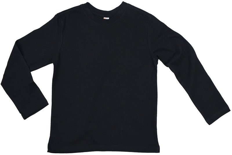 Earth Elements Big Kid's (Youth) Long Sleeve T-Shirt Small Black - Image 3