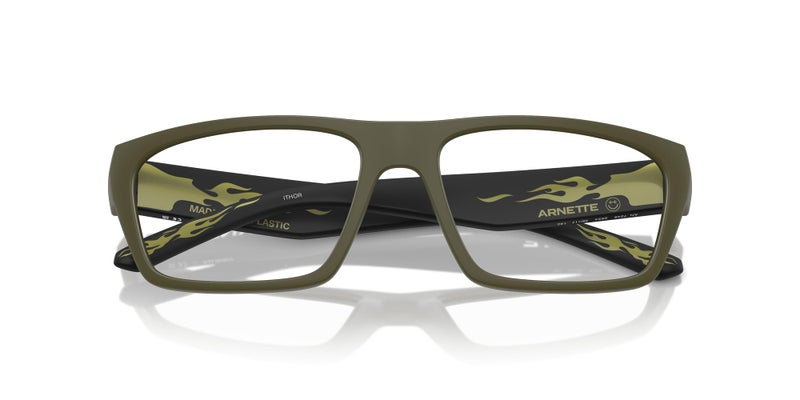 ARNETTE Eyeglasses AN 7248 2854 Matte Military/Demo Lens - Image 5