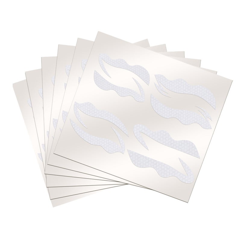 Eyeliner Template Card 6Pcs x 4 Pairs Non-woven Soft Comfortable Eyeliner Eyeshadow Stencil - Ultra Thin Skin-safe Eyeliner Guide Template for All Eye Shapes, Beginners and Daily Makeup - Image 3