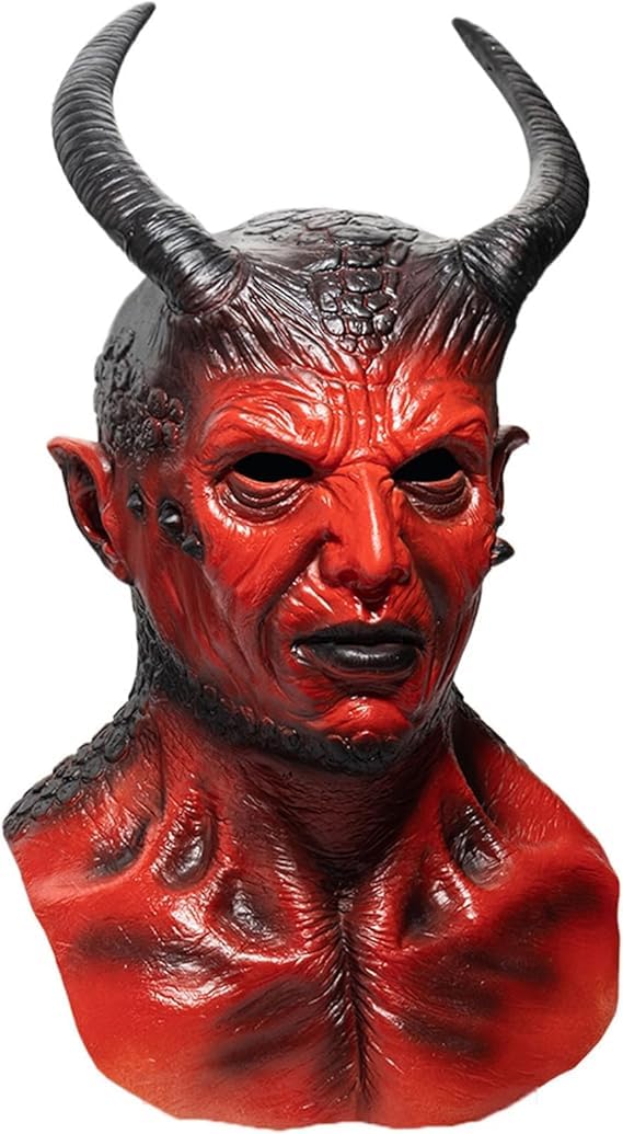 LUDALY Ghost Mask Creepy Halloween Costume Realistic Bloody Zombie Mask Props - Image 3