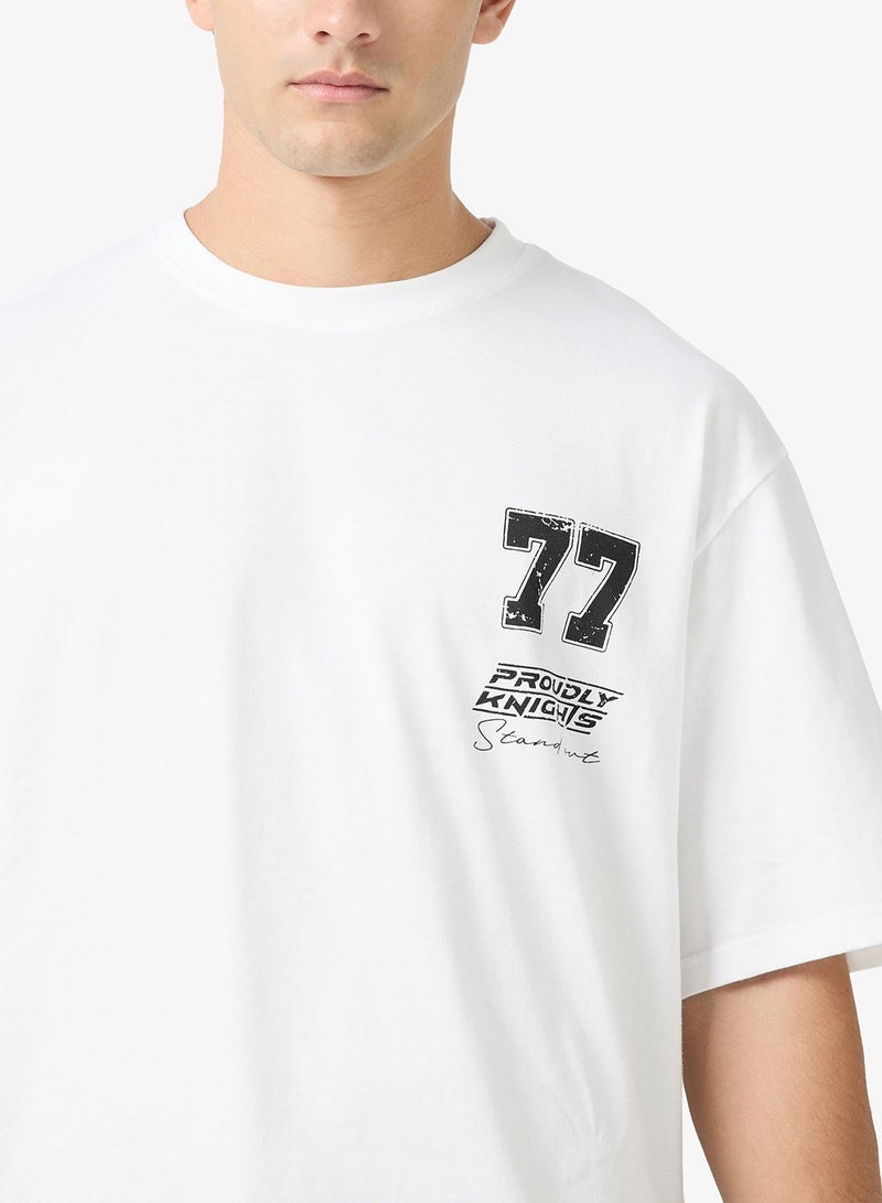Seventy Five Graphic Print Over Size Tees - Image 3
