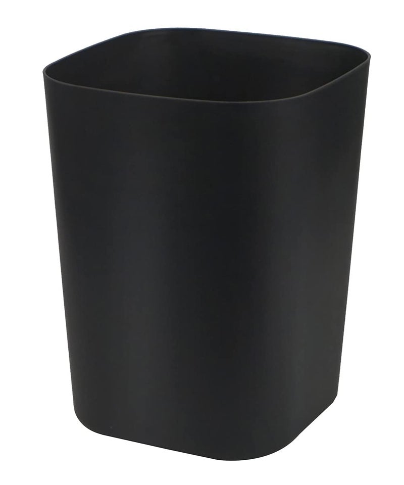 Besli 2 Gallon Small Trash Can Garbage Can Wastebasket for Bathroom Bedroom Kitchen Office (Black, 1 Pack) - Image 1