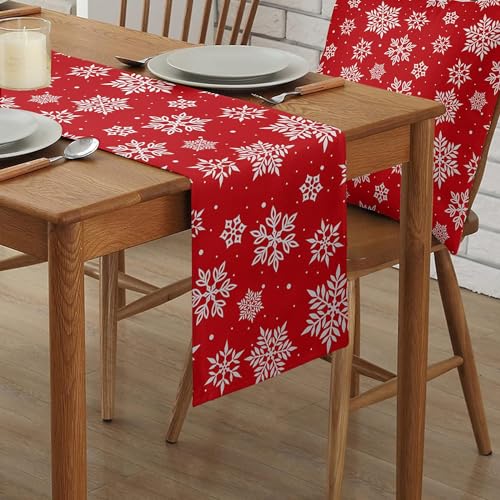 The Purple Tree Christmas Table Runner for 6 Seater Dining Table (13x72 inches) - Xmas Cloth Gift - Image 2