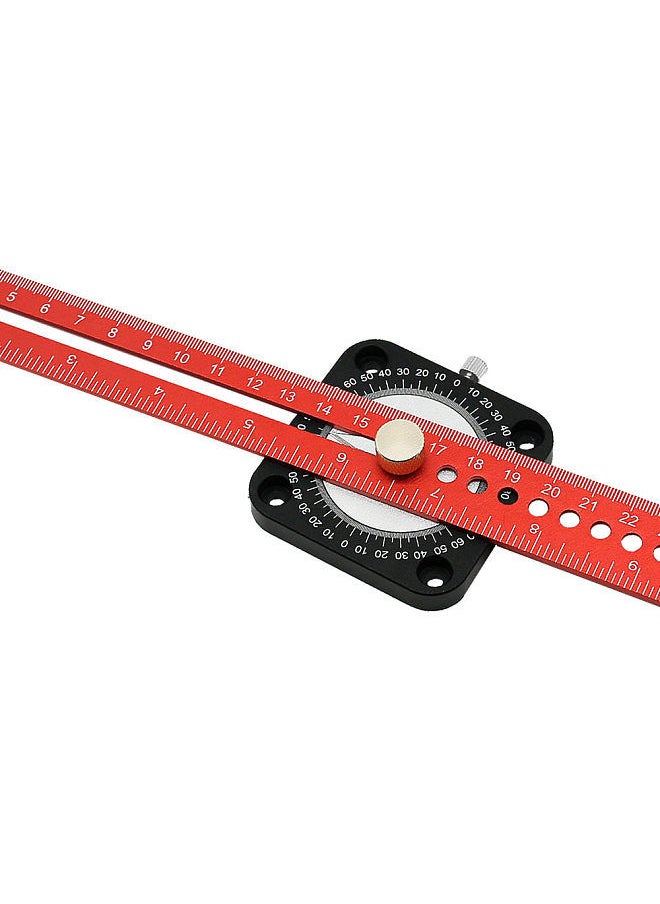 Generic Woodworking Compass Scriber Parallel/Vertical Scribing Tool Aluminum Alloy Circle Drawing Ruler Marking Gauge for Carpenter  - Image 2