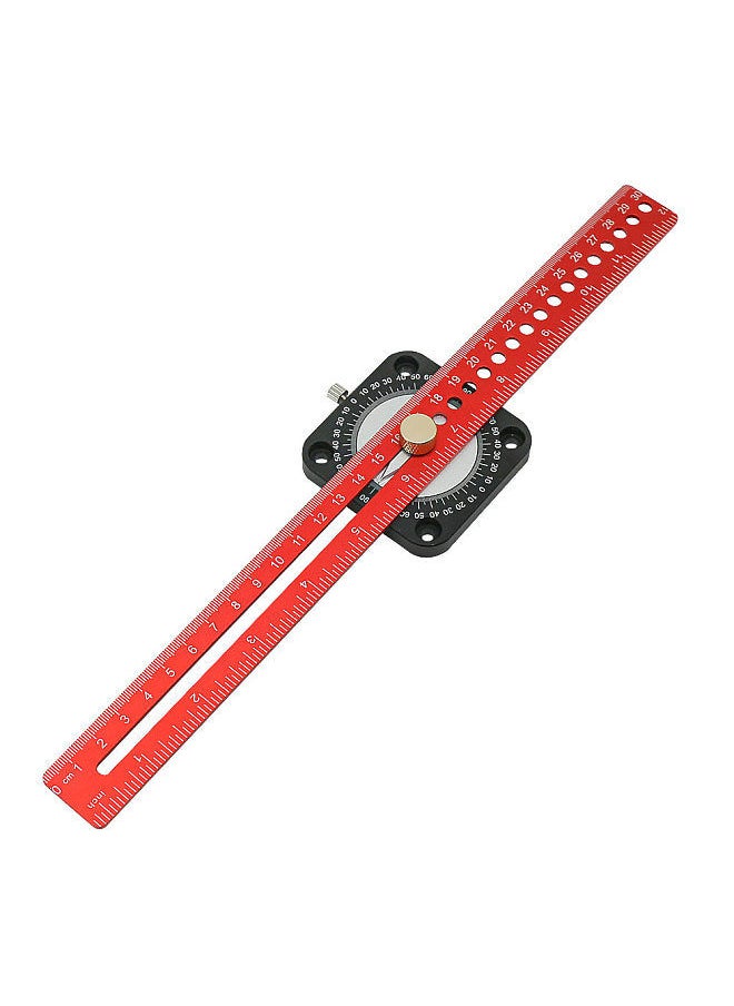 Generic Woodworking Compass Scriber Parallel/Vertical Scribing Tool Aluminum Alloy Circle Drawing Ruler Marking Gauge for Carpenter  - Image 1