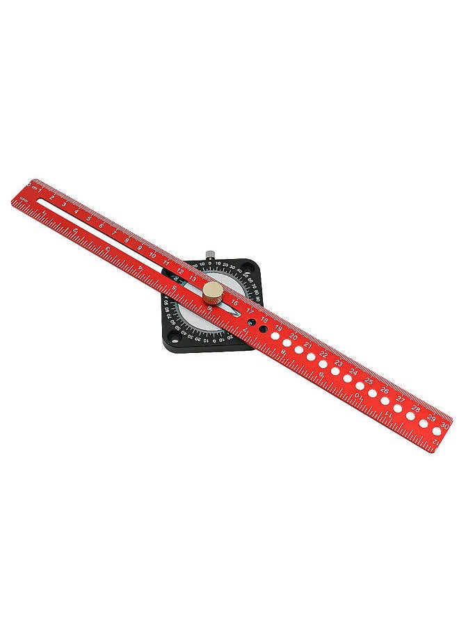 Generic Woodworking Compass Scriber Parallel/Vertical Scribing Tool Aluminum Alloy Circle Drawing Ruler Marking Gauge for Carpenter  - Image 4