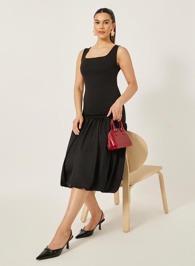Styli Sleeveless Balloon Dress  - Image 1