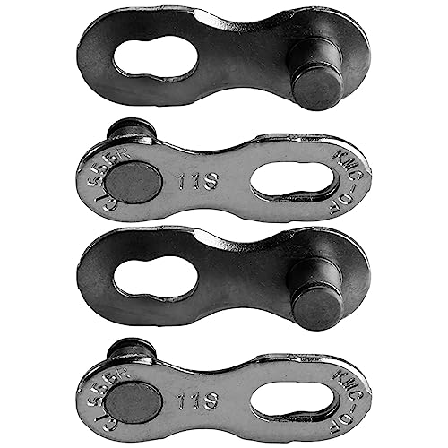 KMC 11 Speed EPT Re-Usable MissingLink, Dark Silver, 2 Pairs - Image 3