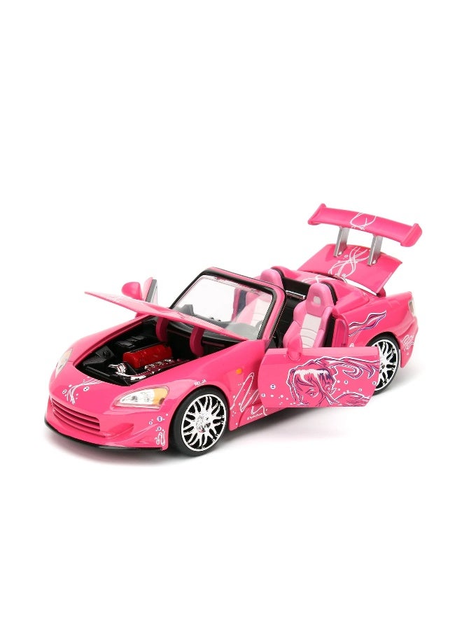 Fast & Furious سيارة جادا 2 فاست 2 فيوريوس سُكي هوندا S2000 (1:24، وردي) - Image 1