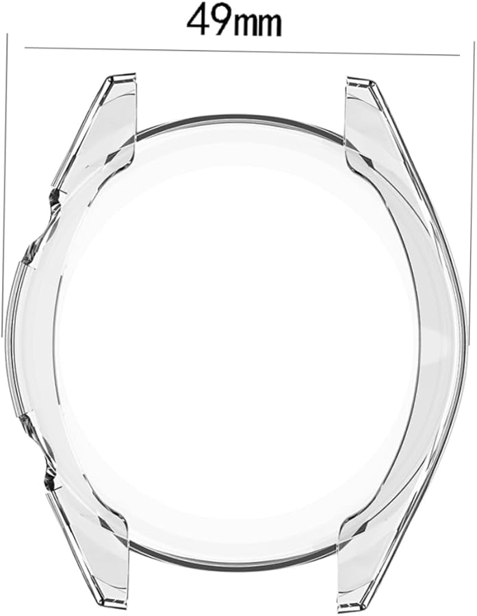 Mikikit Small TPU Watch Case Protector Transparent White Scratch Resistant Easy Install - Image 3
