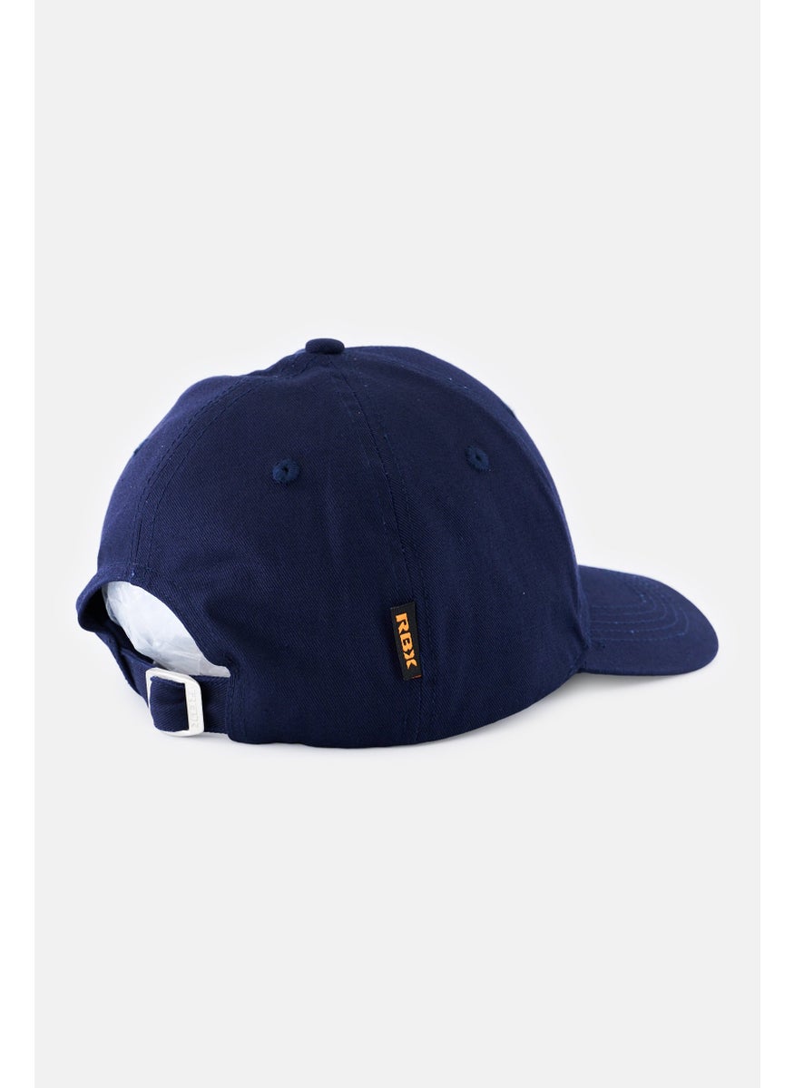 Men Embroidered Logo Twill Cap, Navy