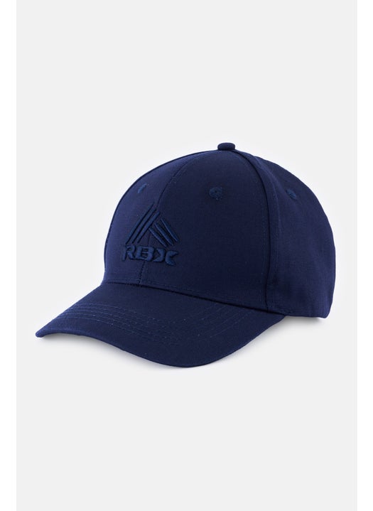 Men Embroidered Logo Twill Cap, Navy