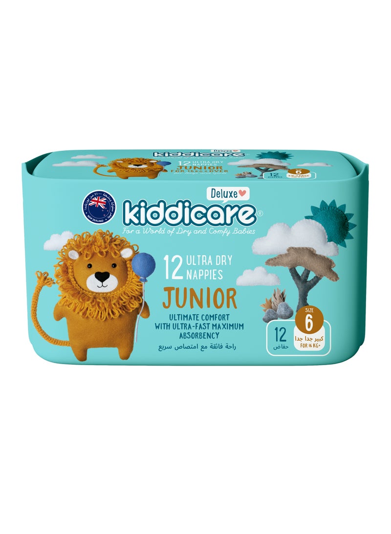 Kiddicare Deluxe Junior Diapers Size 6 - Image 1