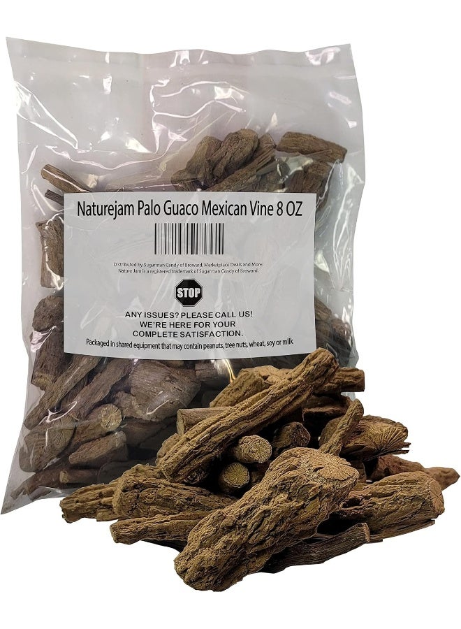 Naturejam Palo Guaco Mexican Vine 8 OZ - Amazing Unique Vine Cut in Chunks aka Raiz De Guaco or Mikania Guaco - Image 1