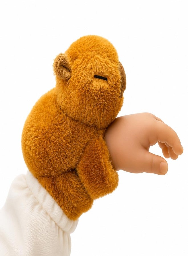 ZQBIEE Plush Slap Wristband Toy for Boys & Girls - Cute Cartoon Animal Design Soft Fur Slap Band Bracelet for Kids - Adjustable Wrist Toy - Image 1