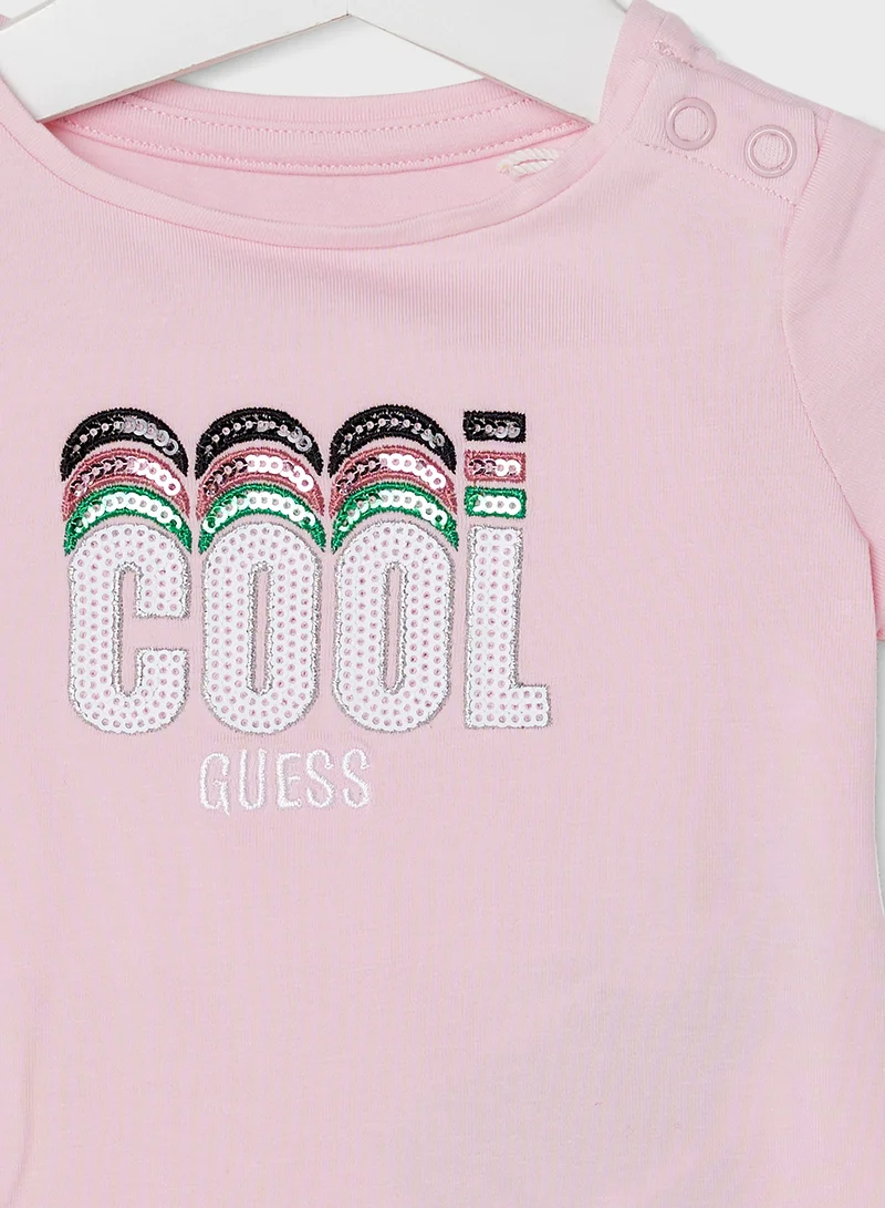 GUESS Kids Sequin Logo T-Shirt