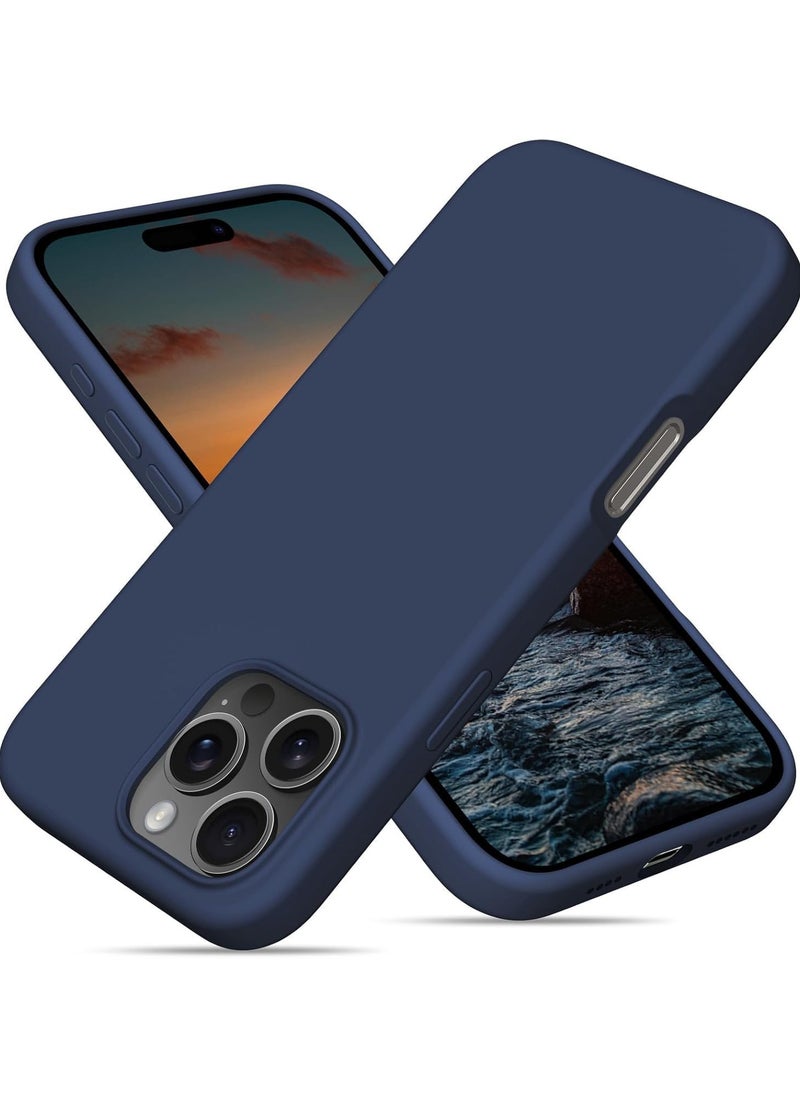 Generic - iPhone 16 pro Case Upgrade Defender Silicone Cover ShockProof Anti-Scratch Protective Phone Case (BLUE) - Image 1