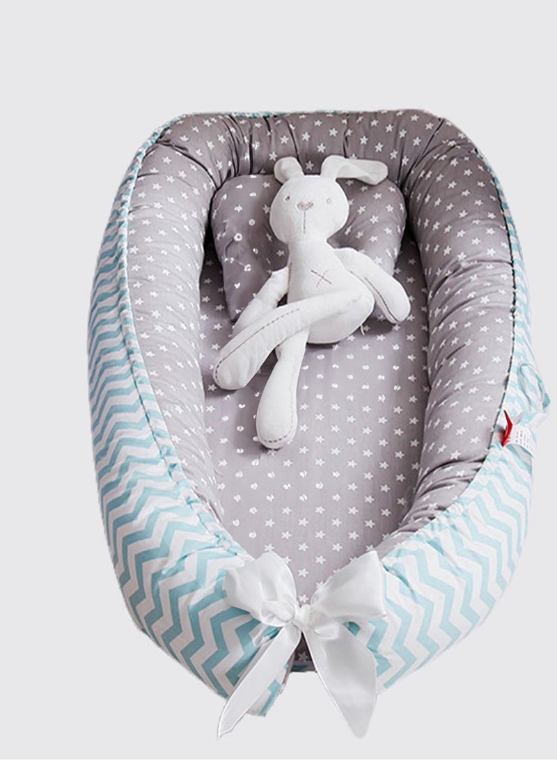 Baby Lounger Baby Nest for Sleeping Ultra Soft and Breathable Newborn Mattress for Crib Bassinet Baby Bionic Bed for Bedroom Perfect for Traveling and Napping  - Image 1